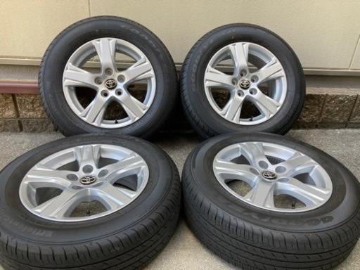 ほぼ新品！アルファード30系純正16インチアルミホイール4本タイヤ付き