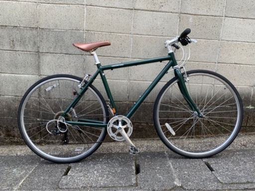 【クロスバイク】700c 6段変　weekend bike グリップ新品　サイドスタンド付❗️若林自転車　膳所　SALE❗️