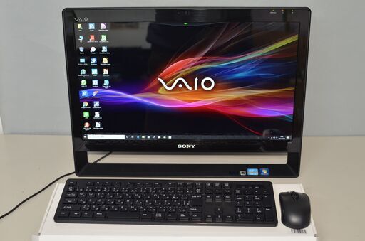 中古良品 一体型パソコン Windows10+office SONY VPCJ218FJ i5-2410M/大容量HDD2TB/メモリ4GB/ブルーレイ/カメラ/21.5インチ/ テレビ機能
