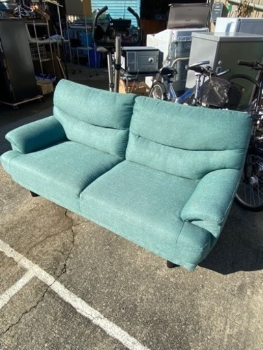 激安ソファー!!布製2人掛け 格安自社配送可能です!!