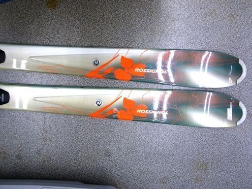  山スキー ROSSIGNOL 160㎝ バックカントリースキー ベージュ グリーン 板・ビンディング2点セット 札幌市 西岡店