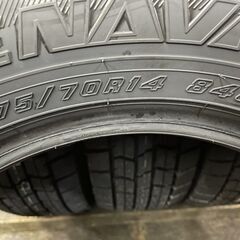 新品 2021年製 GOODYEAR ICENAVI7 175/70R14 14インチ スタッドレス 4本 シエンタ ポルテ カローラフィールダー等　(MTN95)クレジットカード QRコード決済可能の画像