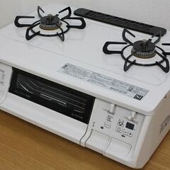 パロマ エブリシェフ ガステーブル プロパン LP 水無し両面焼きグリル IC-365WHA-L 2017年製 Paloma ガス台 中古家電 店頭引取歓迎 R4701)