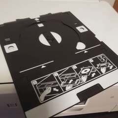 ☆★EPSONエプソンEP-808AW　廃インク吸収パッド交換必要　インク残量不明　黒インク1個おまけの画像