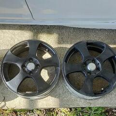 最終値下げ！！15インチホイール 4穴 pcd100 5J＋45