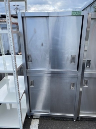 ステンレス　保管庫　食器庫　w900 d600 h1800