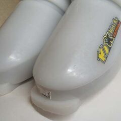 23cm ジュニア スキーブーツ グローヒル 10K 274mm 白×グレー クリアホワイト シルバー ☆ PayPay(ペイペイ)決済可能 ☆ 札幌市 豊平区 平岸の画像