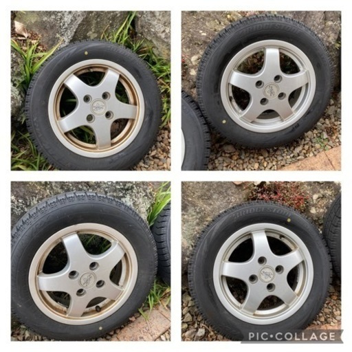 バリ山　155/65R13 スタッドレス BLIZZAK  VRX 2020年製造