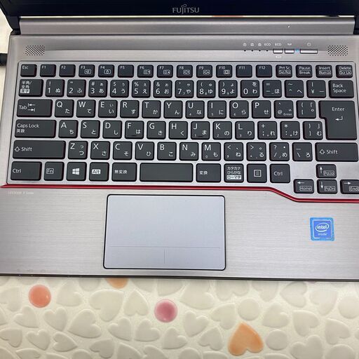新店 日本製 新品SSD ノートパソコン 中古動作良品 13.3型 富士通 E736/M Celeron 4GB DVDRW 無線 B