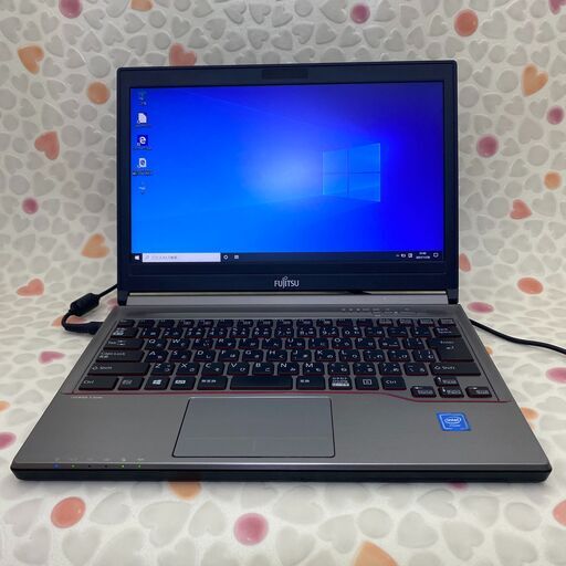 新店 日本製 新品SSD ノートパソコン 中古動作良品 13.3型 富士通 E736/M Celeron  16GB DVDRW 無線 Bluetooth Windows10 Office