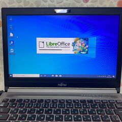 新店 日本製 高スペック ノートパソコン 中古動作良品 13.3型 富士通 E736/M  Celeron  8GB DVDRW 無線 Bluetooth Windows10 Officeの画像