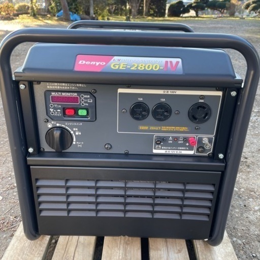デンヨーのインバーター発電機未使用品