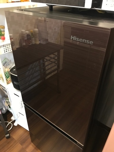 【値下】単身用冷蔵庫_黒
