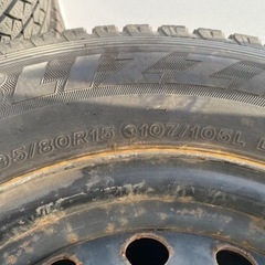 ブリヂストン VL1 195/80r15 ハイエースの画像