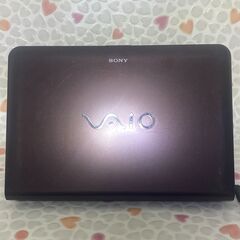 新店 即使用可能 日本製 茶色 ノートパソコン 中古良品 14型ワイド SONY VAIO VPCEA4AFJ Core i5 4GB DVDRW 無線 Bluetooth Win10 Officeの画像
