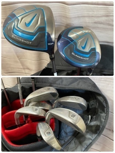 NIKE golfナイキゴルフ ゴルフクラブセット右用９本入り【1204N3】