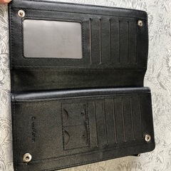 Curewe Kerien 黒長財布の画像