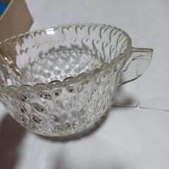 代理出品 昔の♥柄ガラスパンチボールの画像