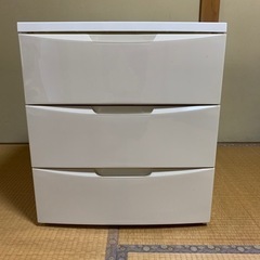 チェスト ワイド 3段 完成品
