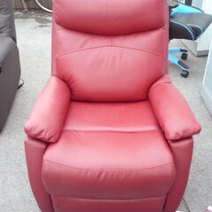 ジモティ来店特価!!! 電動リクライニングソファ レッド　　　　...