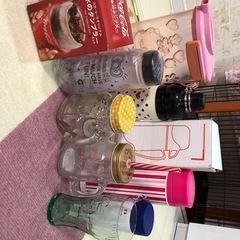 ワンピースガラスジョッキ　リラックマガラスコップ　水筒　ジャグジ...