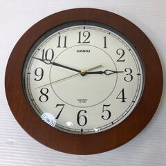 ★動作〇★ 掛け時計 CASIO IQ-126 直径約25cm