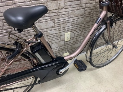 感謝祭SALE 東京23区配達無料　2016年モデル新基準 Panasonic パナソニック ビビTX 6.6Ah リチウム 電動自転車☆中古☆パナ 26
