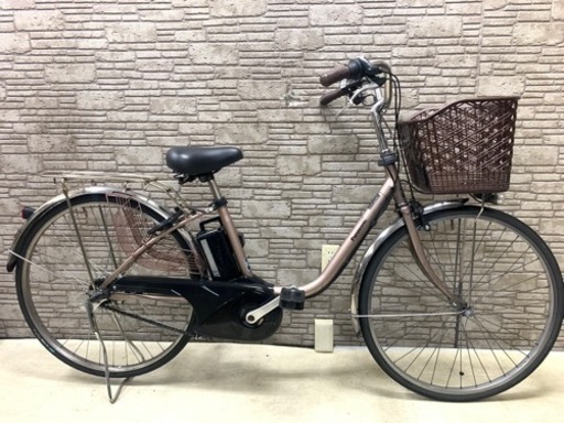 感謝祭SALE 東京23区配達無料　2016年モデル新基準 Panasonic パナソニック ビビTX 6.6Ah リチウム 電動自転車☆中古☆パナ 26