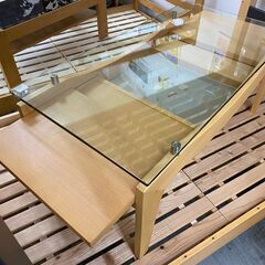 【愛品館 江戸川店】伸長式リビングセンターテーブ ID:158-011525-007の画像