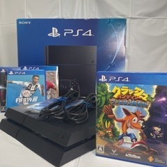 商談中】PS4 プレイステーション4 CUH-1200A B01 ＋ソフト4本