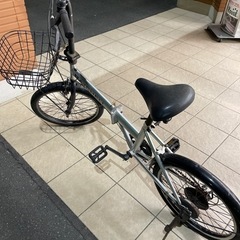 折り畳み自転車　中古　処分品　ギヤ変速6段