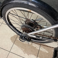 折り畳み自転車　中古　処分品　ギヤ変速6段の画像