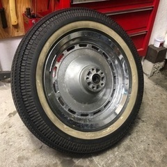 お年玉値下げ!!ハーレー　XL1200C リアホイール　シンコー　ホワイトリボン5.00x16の画像