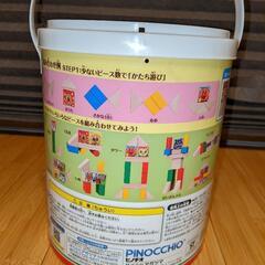 値下げ[アンパンマン]筒入りつみ木（1才半～4才くらいまで）の画像