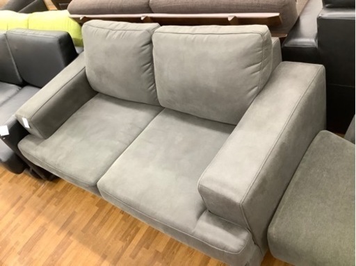 2人掛けソファー　NOCE  ブラウン　ヘタリ有　NEW NEST  106