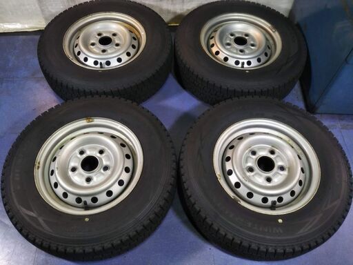 冬【2020年】400系 タウンエース 400 ライトエース 日本製 165R13 ８PR【~95％富山】ダンロップ ウインターマックス SV01 中古４本