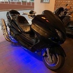 【YAMAHAマジェスティーc】 オールブラック　デュアルマフラ...