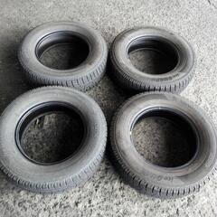 中古スタッドレス 4本 185/70R14 6～7分山