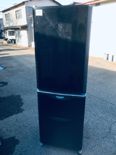 ‼️370L‼️635番 三菱✨ノンフロン冷凍冷蔵庫✨MR-C37YL-B‼️