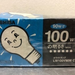 未使用 東芝 ホワイトランプ 100V 100Ｗ形 E26口金 ...