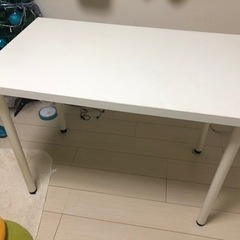 【取引者決定】白テーブル　100×60cm