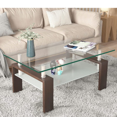 値下げしました！新品☆ガラスのダイニングテーブル