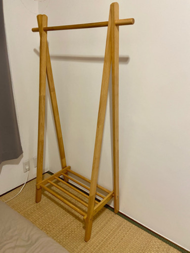 ハンガーラック　木製　A型