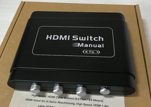 HDMIセレクター ４to１（中古）です。