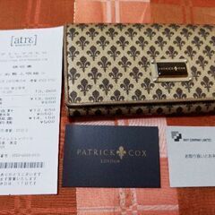 取引中🔵🔴🌕金運アップ🌕🔴🟢PATRICKCOX♥️長財布♥️
