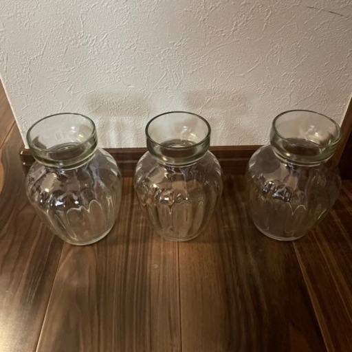 ヒヤシンス水栽培用ガラスポット　3個セット