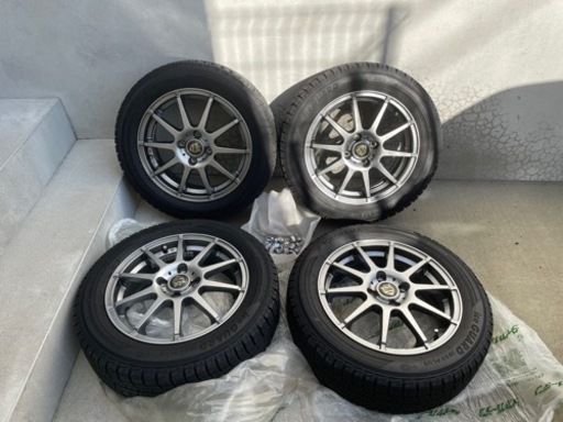 美品 15inchスタッドレスタイヤ アルミホイール4本セット