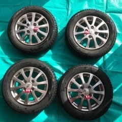 日産モコ用　YOKOHAMAスタットレスタイヤホイール付き