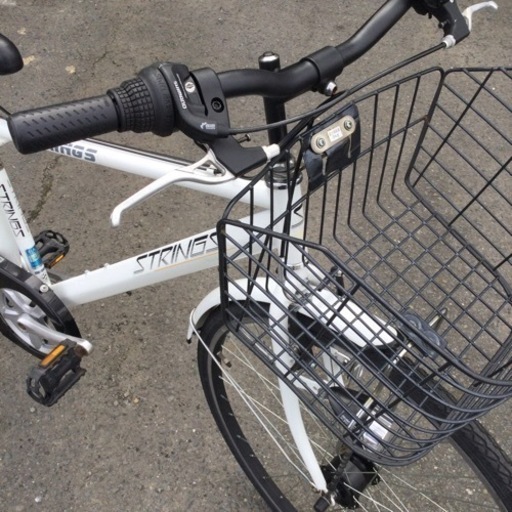 中古 27型 自転車 6段変速スポーツサイクル 27インチ LEDオートライト