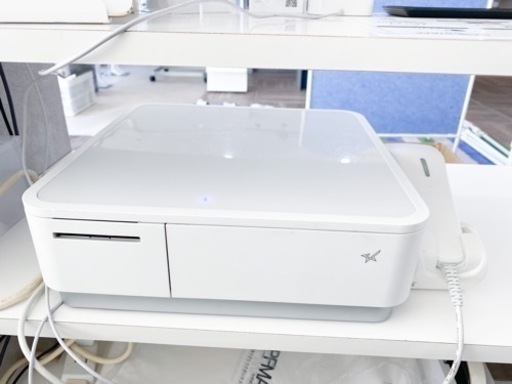 【お渡し済み】レジ mPOPシリーズ  型番POP10 WHT JP (バーコードリーダー付き)